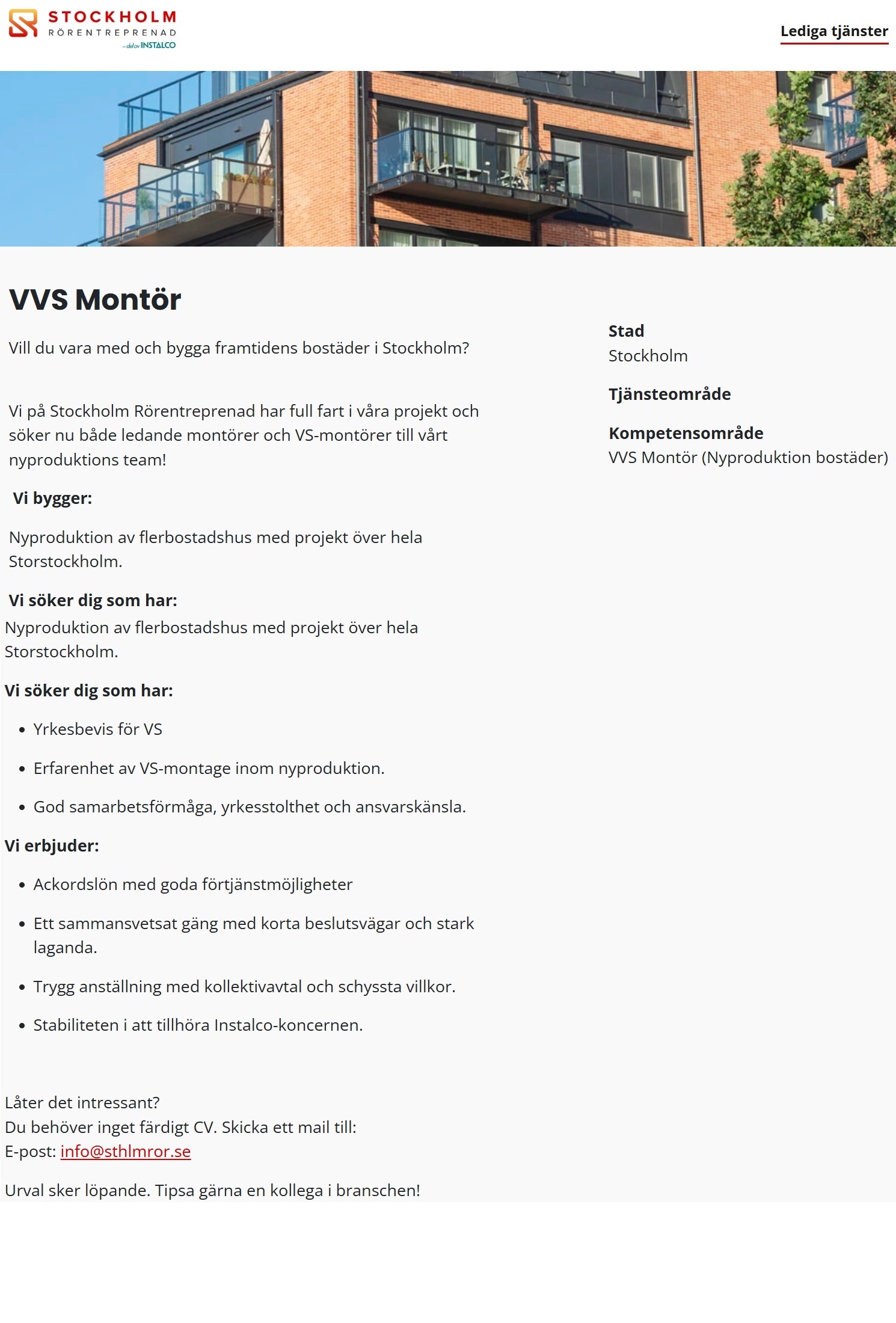 Stockholm Rörentreprenad